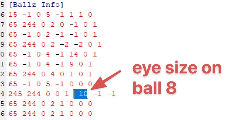 eye ball