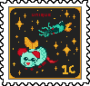 Fairy Mouse and Shrimp- Summer Stamp 2021